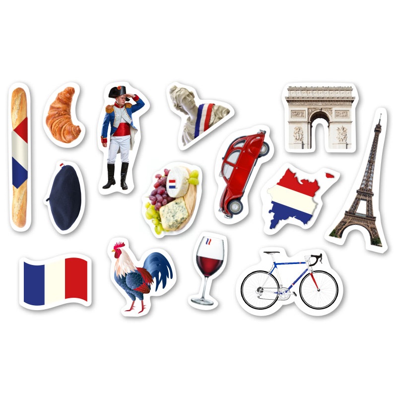 France XXL Streudeko 42 pieces