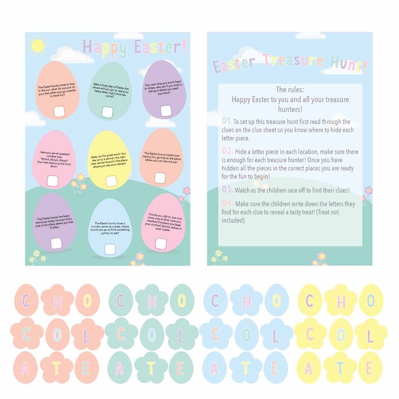 Happy Easter Treasure Hunt Game Set
