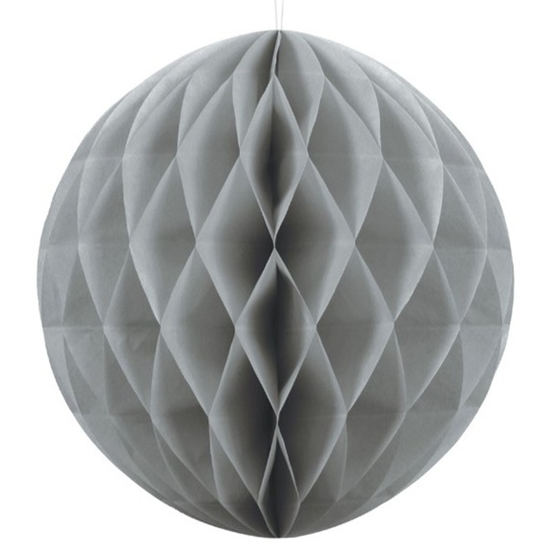 Honeycomb ball Lumina gray 40cm