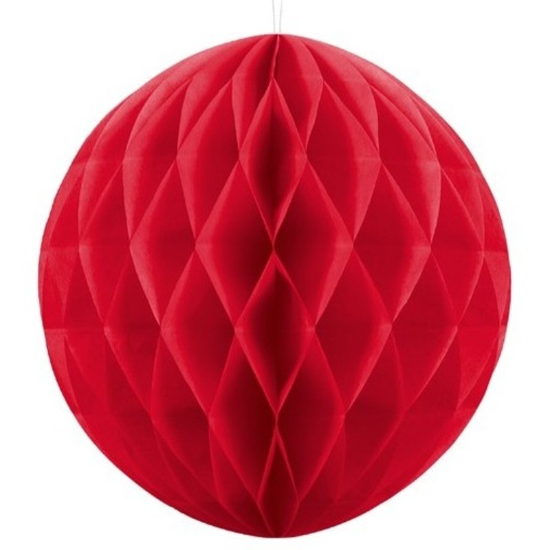 Honeycomb ball Lumina red 30cm