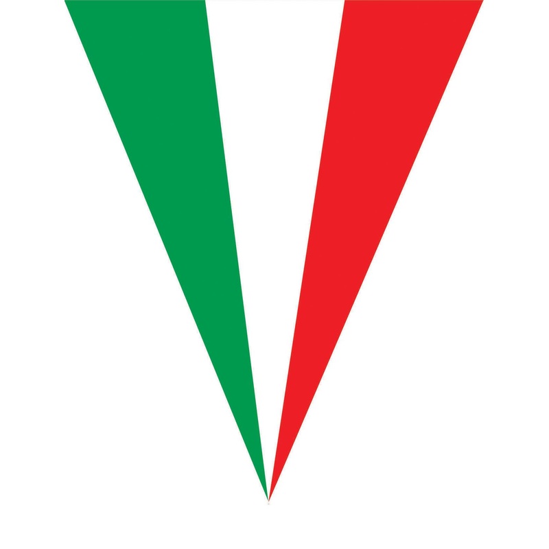 Italy flags pennant chain