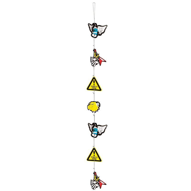 Party zone hanging decoration 130cm