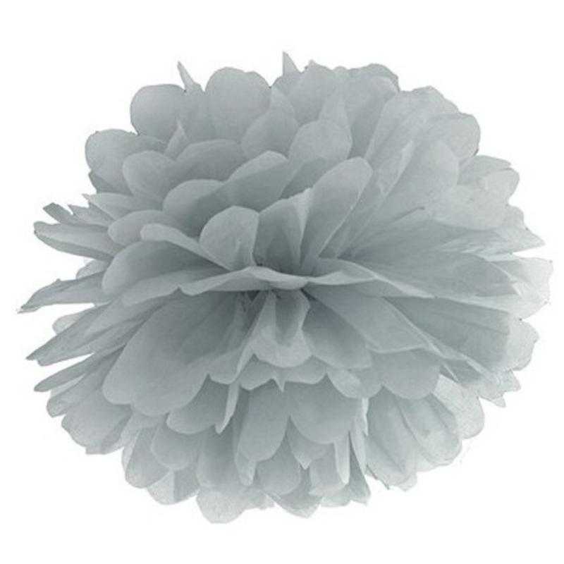 Pompon Romy gray 25cm