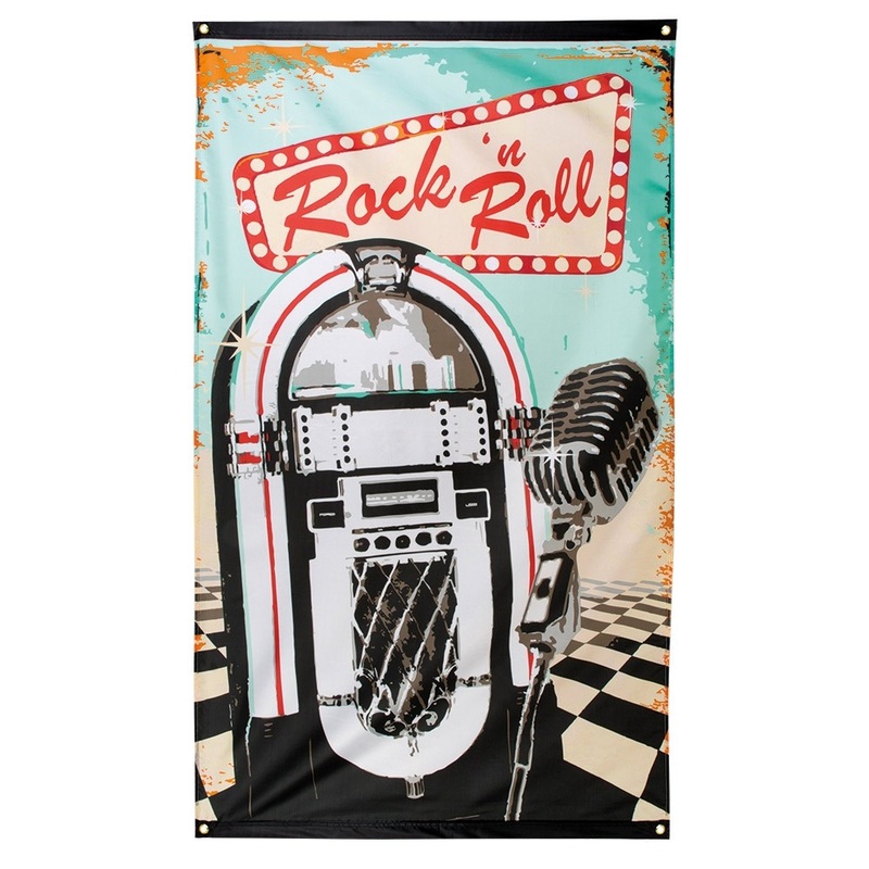 Rock & Roll fever flag 150 x 90cm