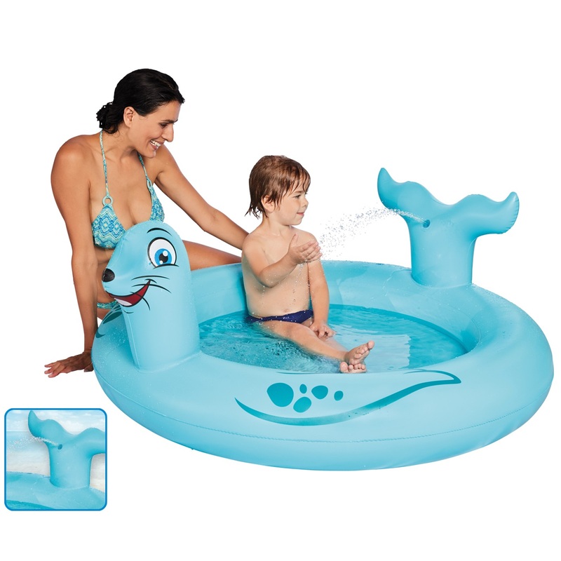 Sea lion pool with spray function 1.22mx 47cm