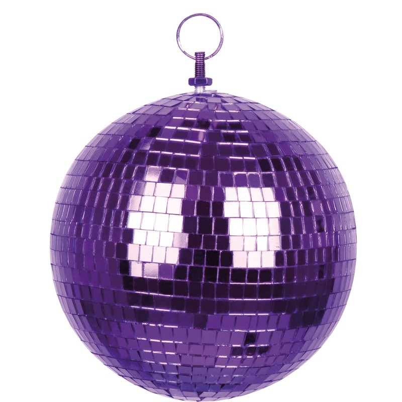 Violet disco fever ball