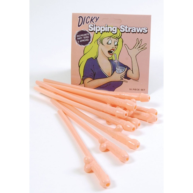 10 penis drinking straws