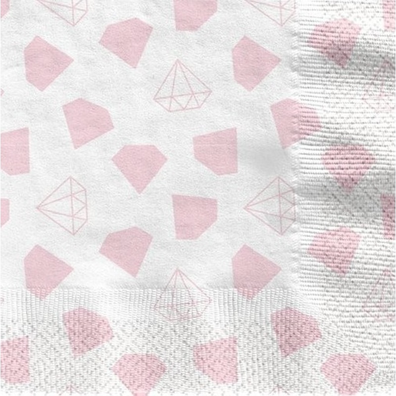 16 Shiny Bachelorette Napkins 33cm