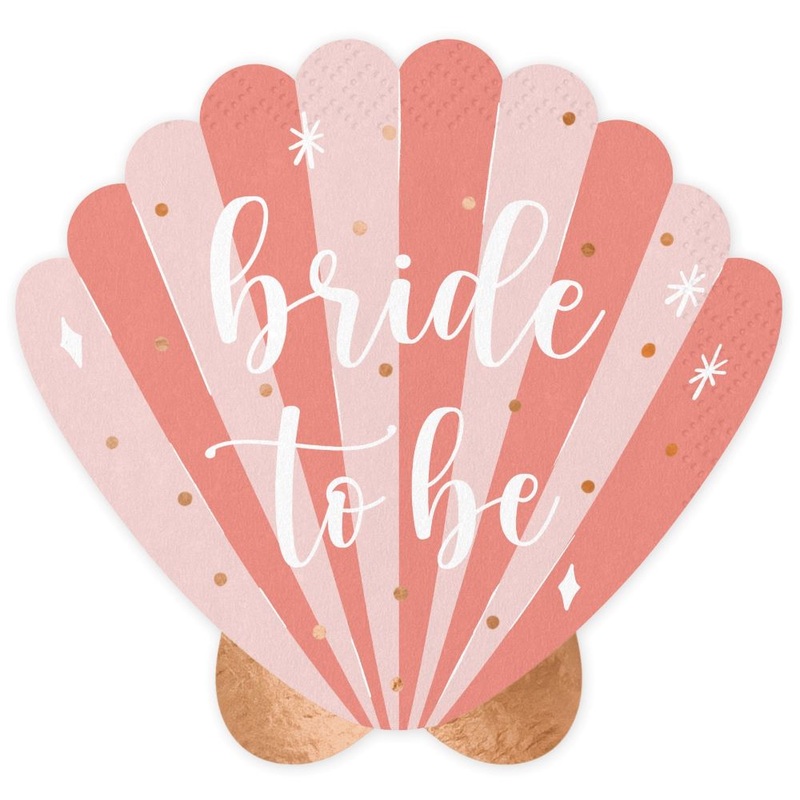 20 Seaside Bride napkins