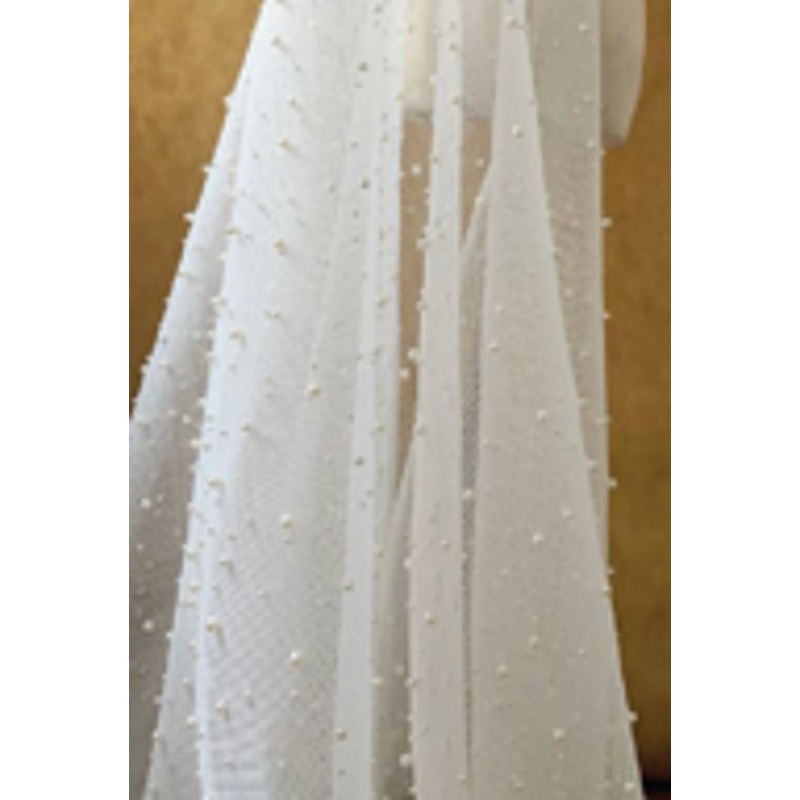 Fabric cloth Modern Luxe with pearl trim 1.6m