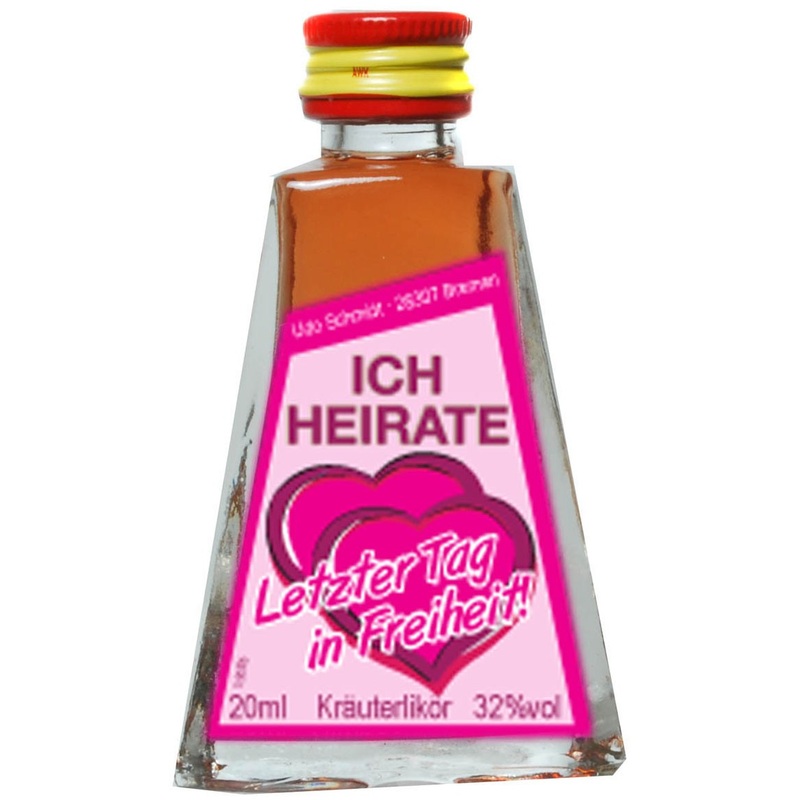JGA I Marry Herbal Liqueur 32% 20ml
