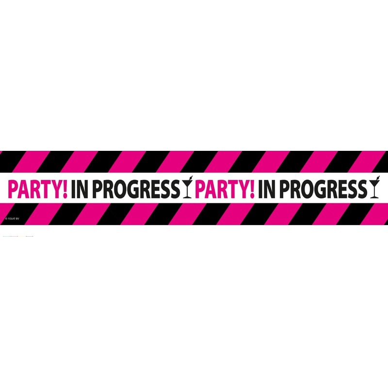 Party in Progress barrier tape 15m