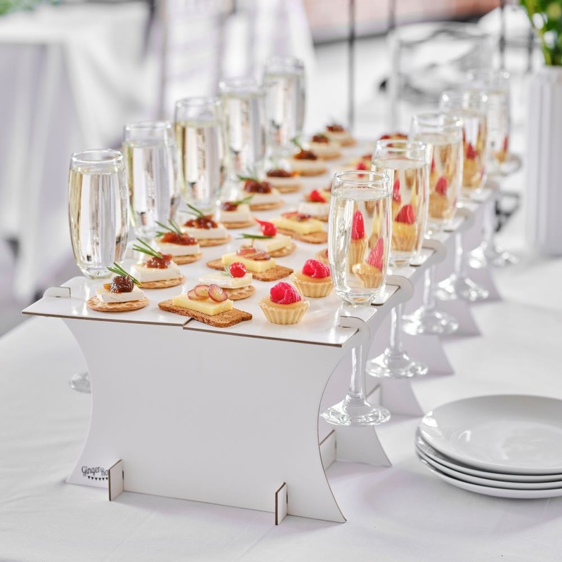 White XL drinks and snack stand XXcm