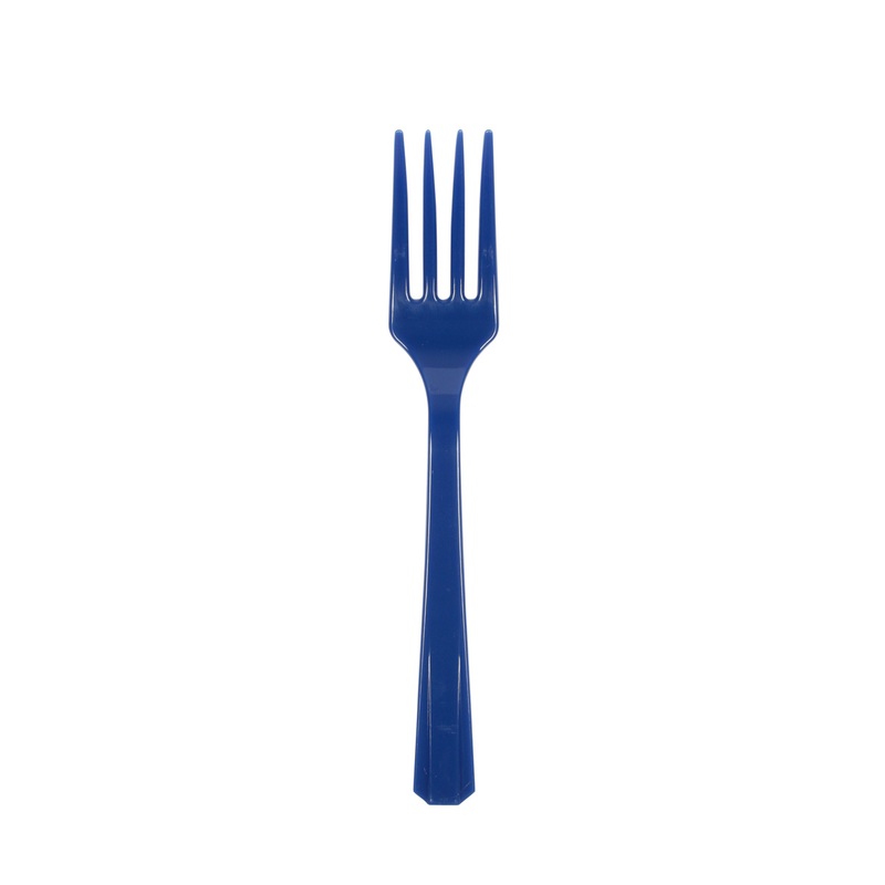 10 Partytime forks dark blue 16cm