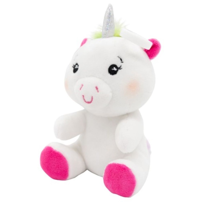 2-in-1 unicorn : cuddly toy and balloon weight 11cm