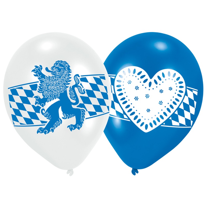 6 Munich Oktoberfest balloons