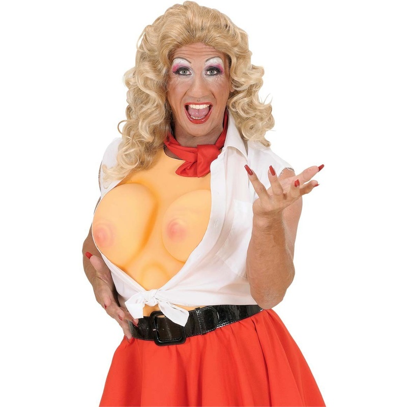 Artificial joke breasts imitation