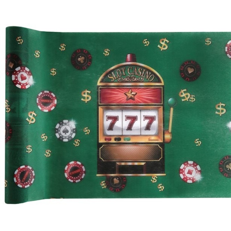 Casino table runner 5m
