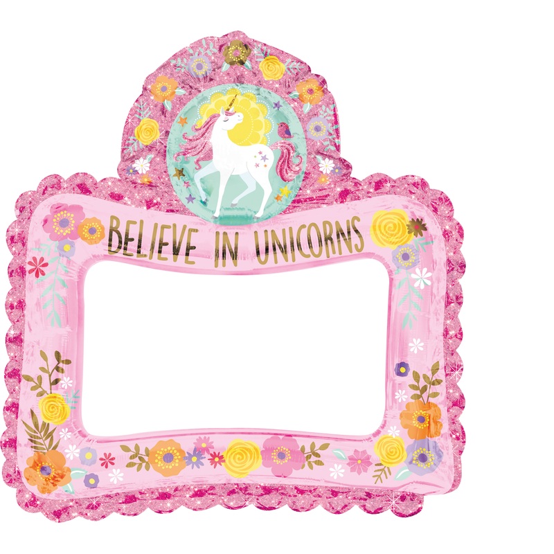 Foil balloon magic unicorn 66 x 68cm