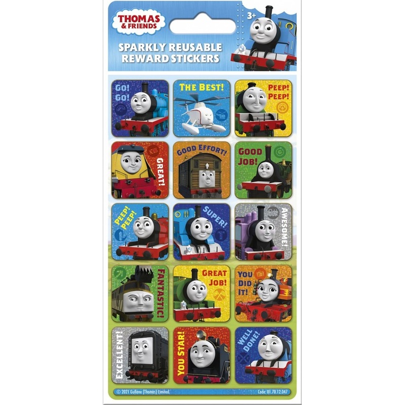 Glossy Thomas and Friends reward stickers