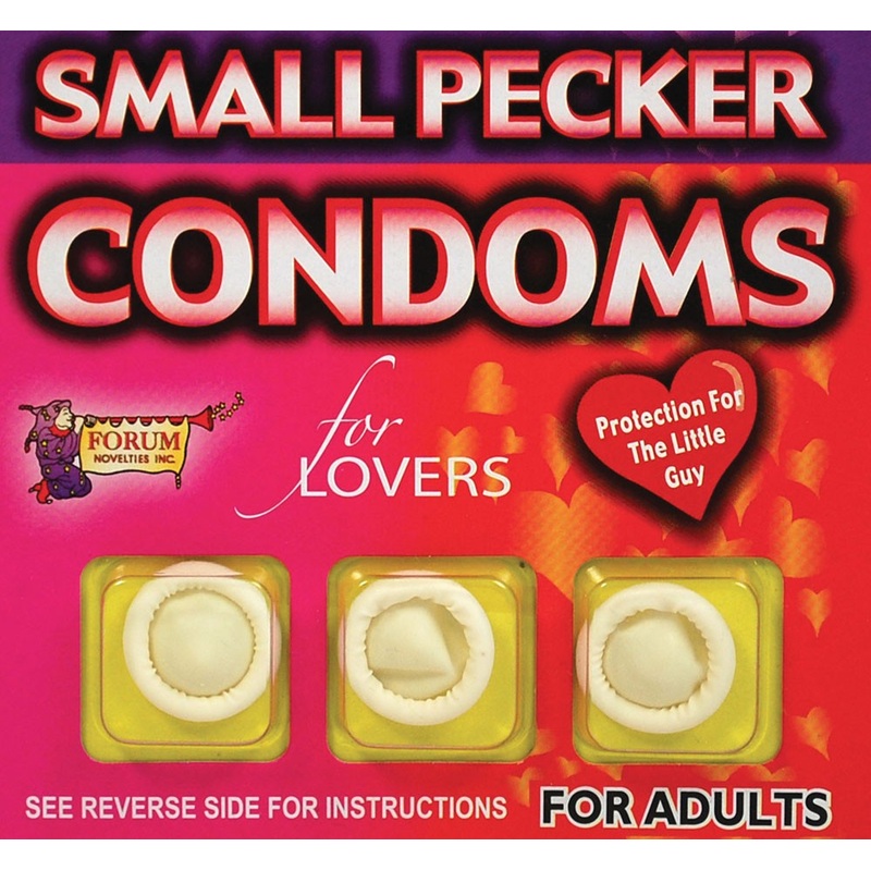 Mini condoms joke items