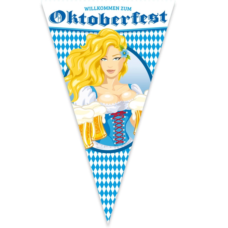 Oktoberfest pennant beer Liesl 1,5m x 90cm