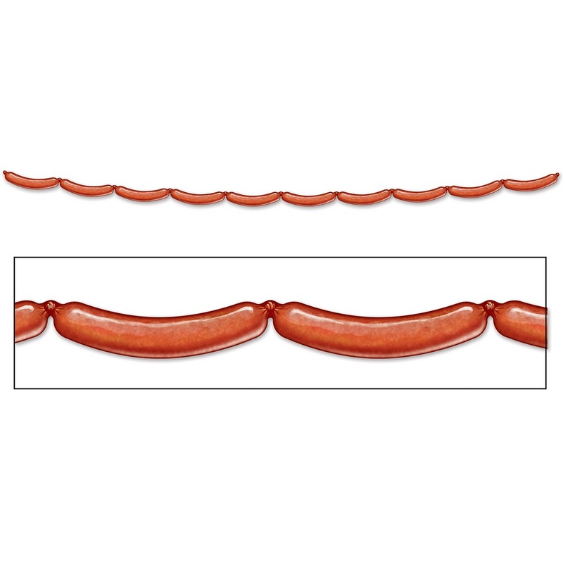 Oktoberfest Sausage Garland 2.4m