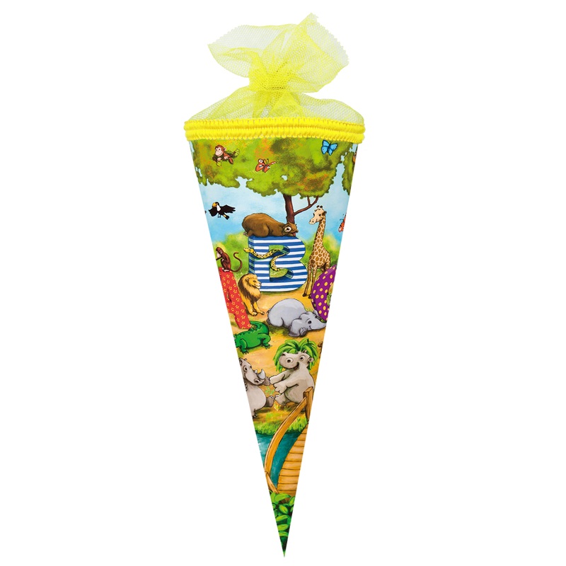 School cone animal ABC 35cm