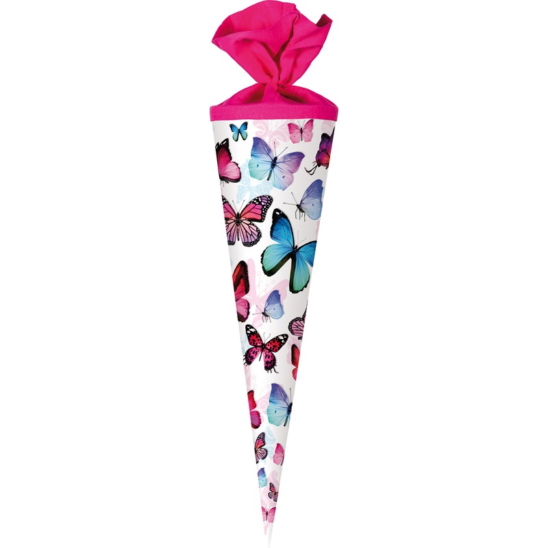 School cone with butterflies 70cm