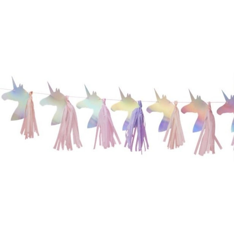 Shiny Unicorn garland 1.5m