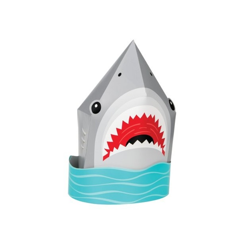 3D table display dangerous shark