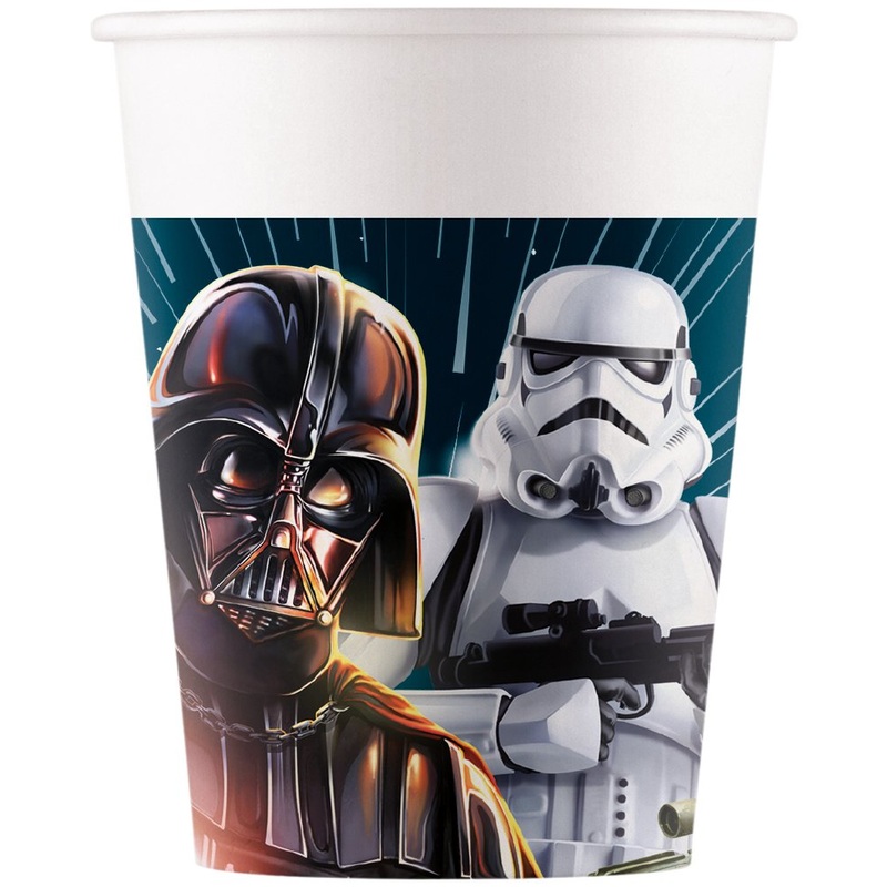 8 Star Wars Final Battle cups 200ml