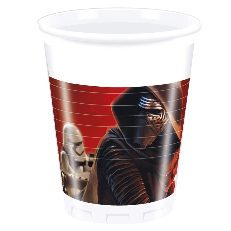 8 Star Wars The Force cups 200ml