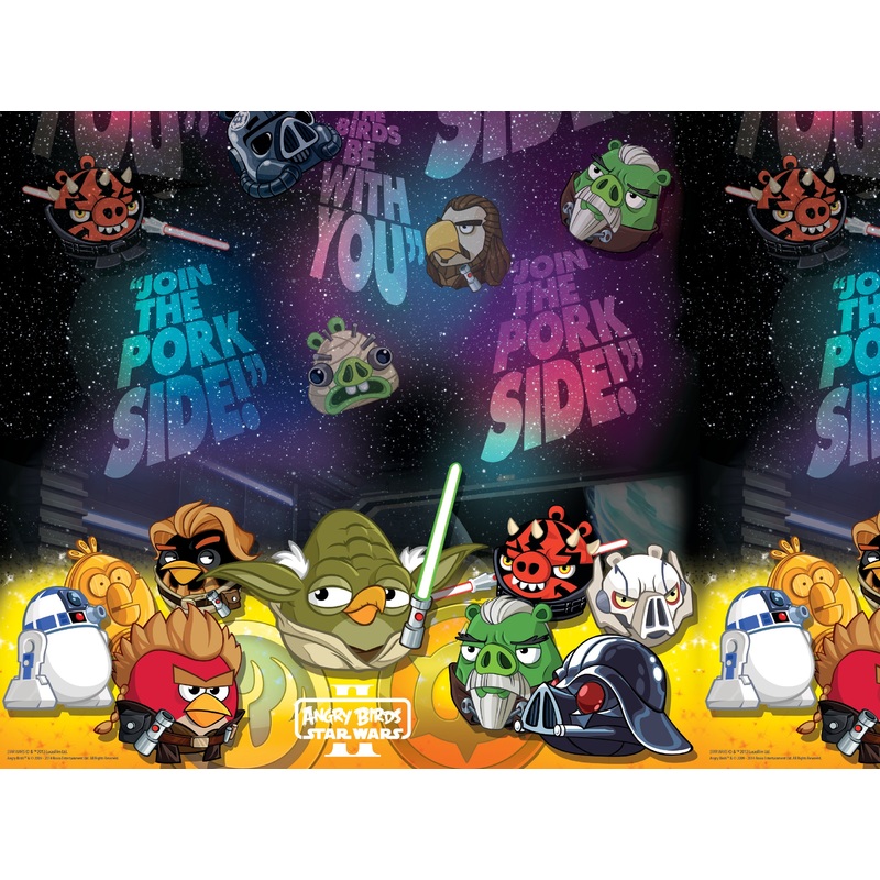 Angry Birds Star Wars tablecloth 1.8 x 1.2m