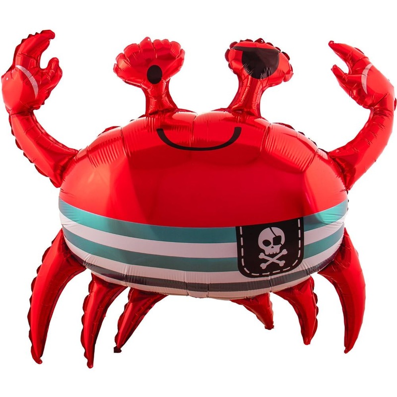 Crab foil balloon 93x75cm