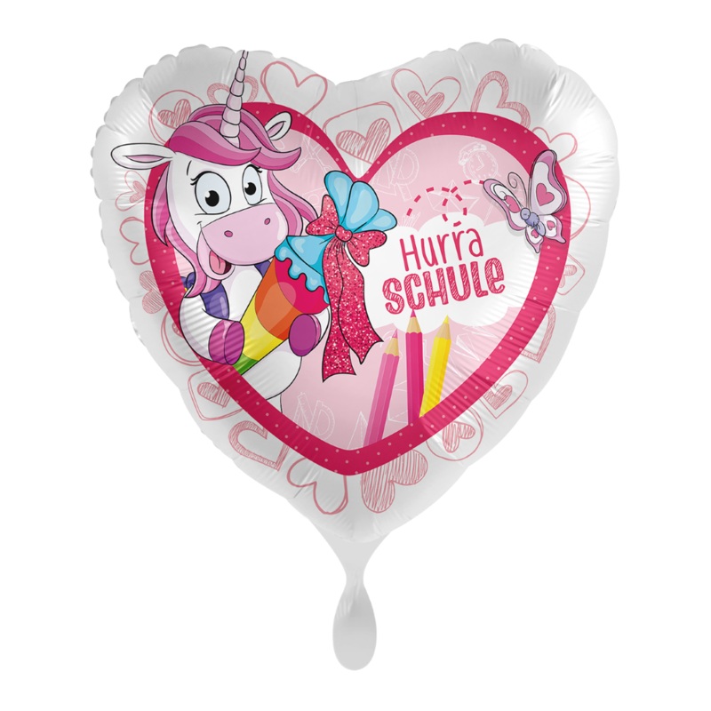 Foil Balloon School Unicorn 45cm