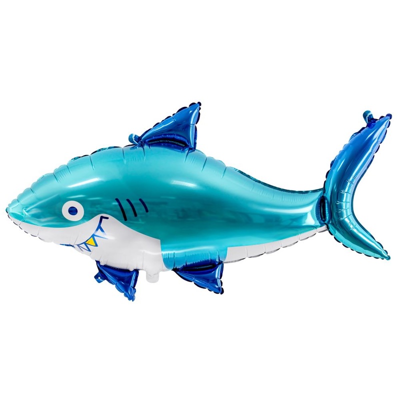 Foil balloon Sharky 1m