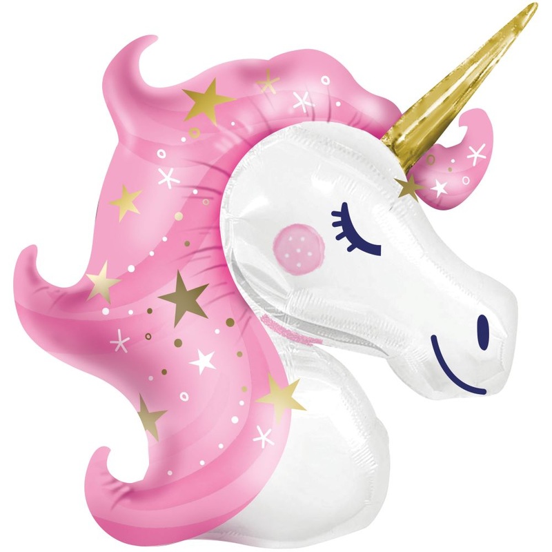 Galactic unicorn foil balloon 91cm