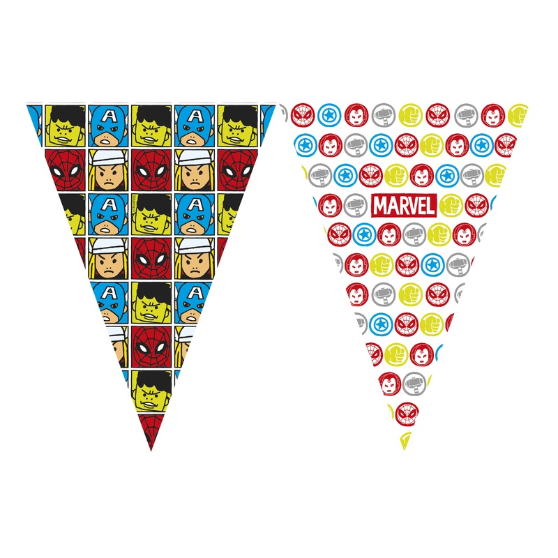 Marvel Comic Heroes Pennant Chain 2.3m