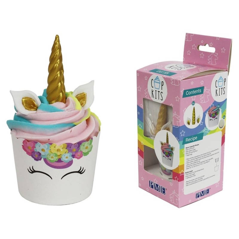Unicorn Party Cupcake Set 18 pieces