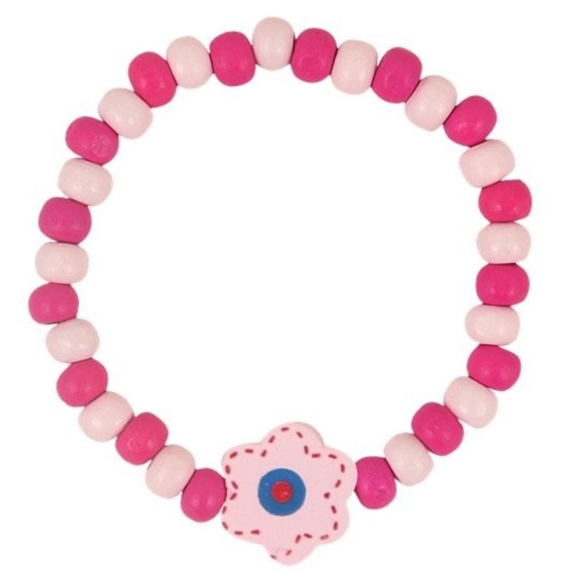 1 pink wooden bead bracelet giveaway