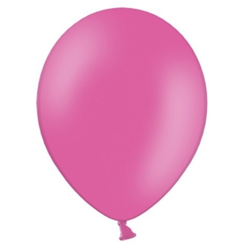 10 Partystar Balloons Pink 27cm