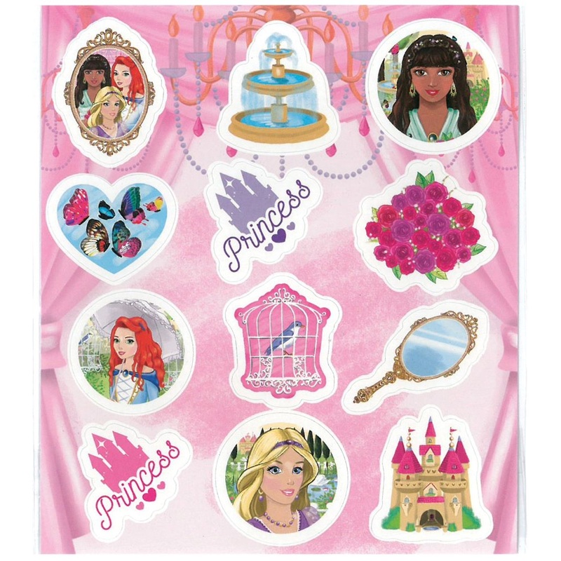 12 Little Princess Stickers