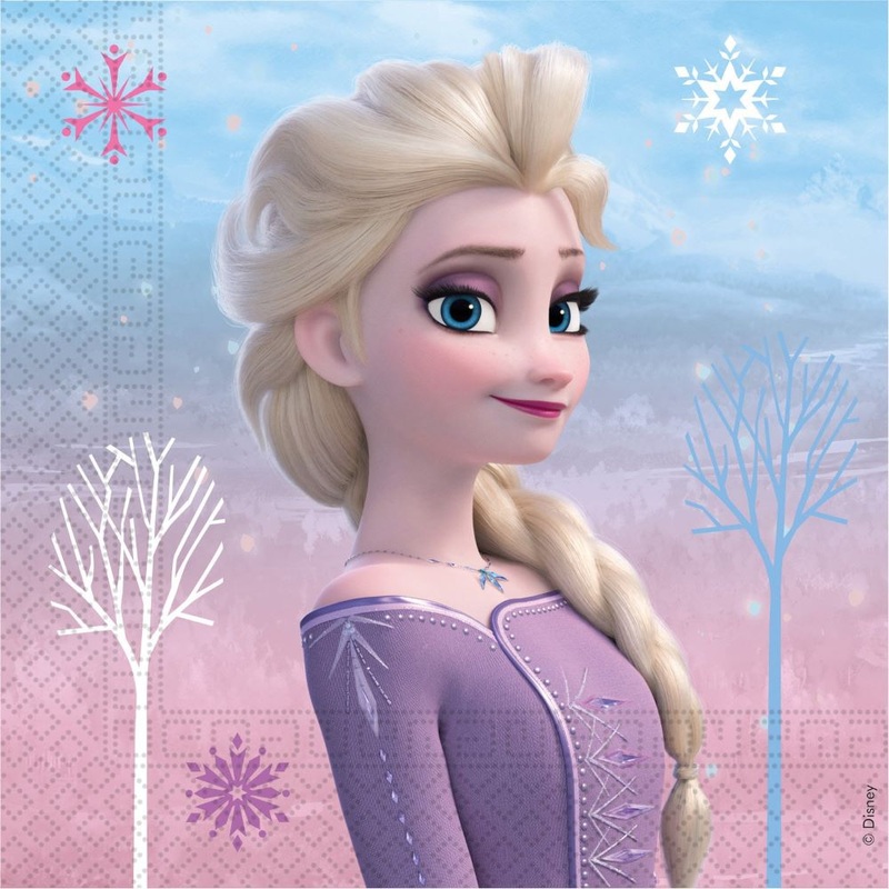 20 napkins Frozen II - Wind Spirit 33cm