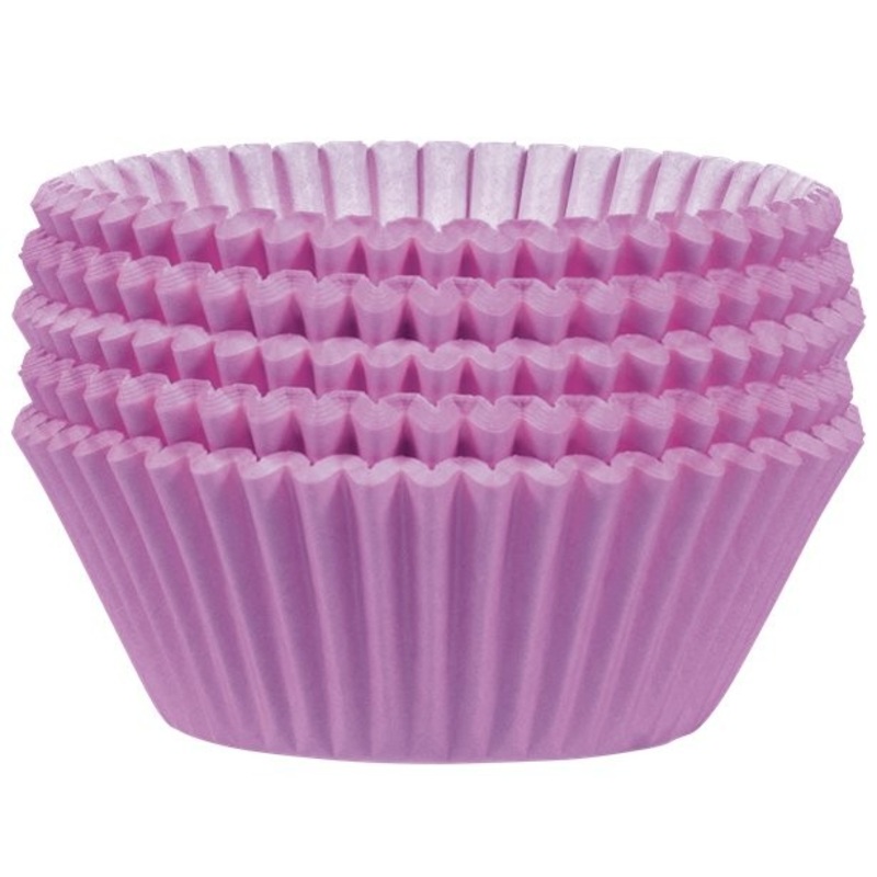 50 purple muffin cases 5cm