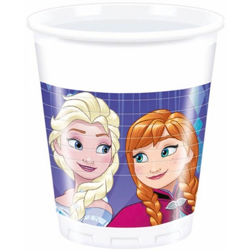 8 Frozen Crystal Palace cups 200ml
