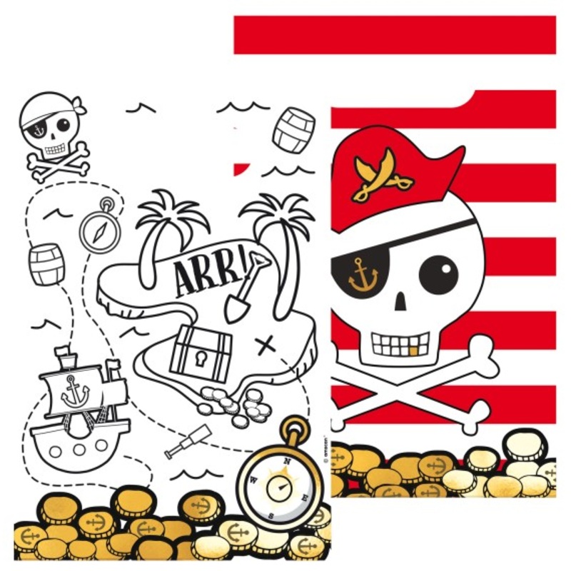 8 pirate battle gift bags