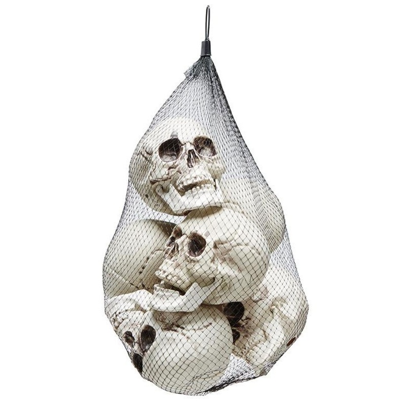 Bag of Hanging Skulls 6 Pcs.