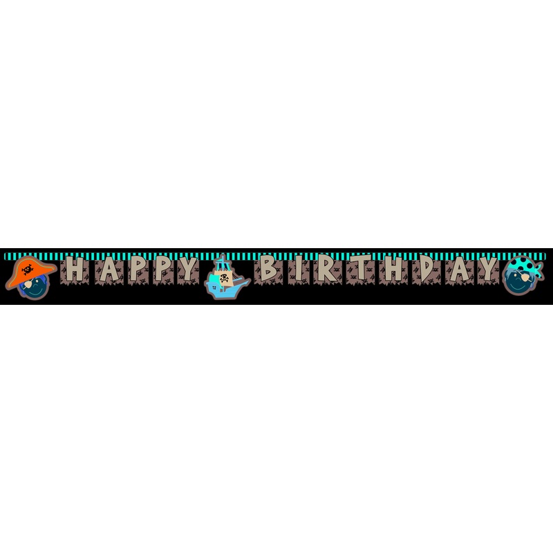 Captain squint pirate garland