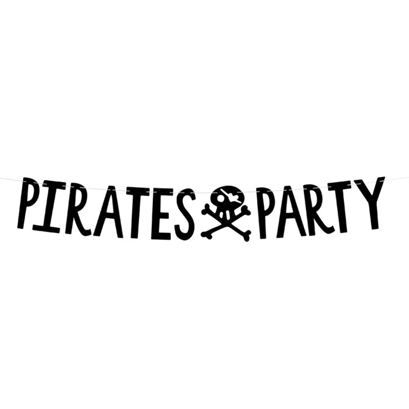 DIY South Seas pirate garland 1m